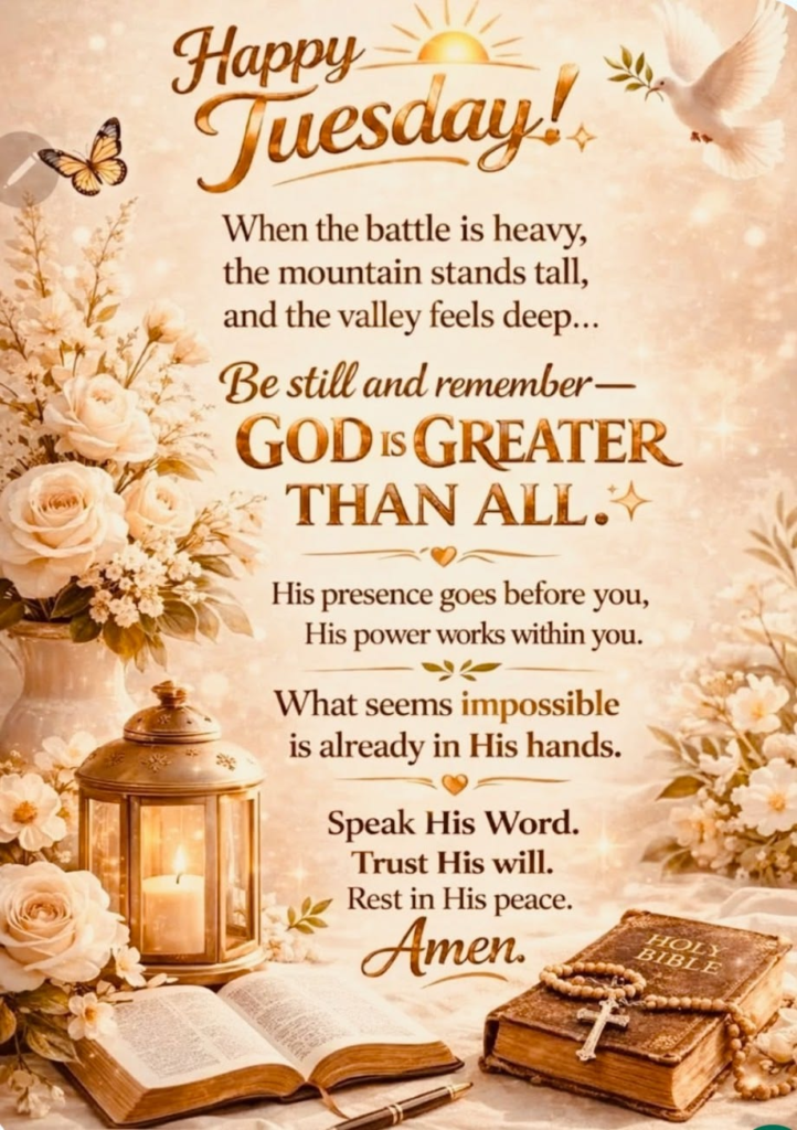 Happy Good Morning Tuesday Blessings