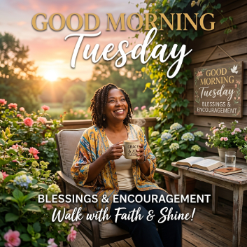 African American Good Morning Tuesday Blessings & Encouragement