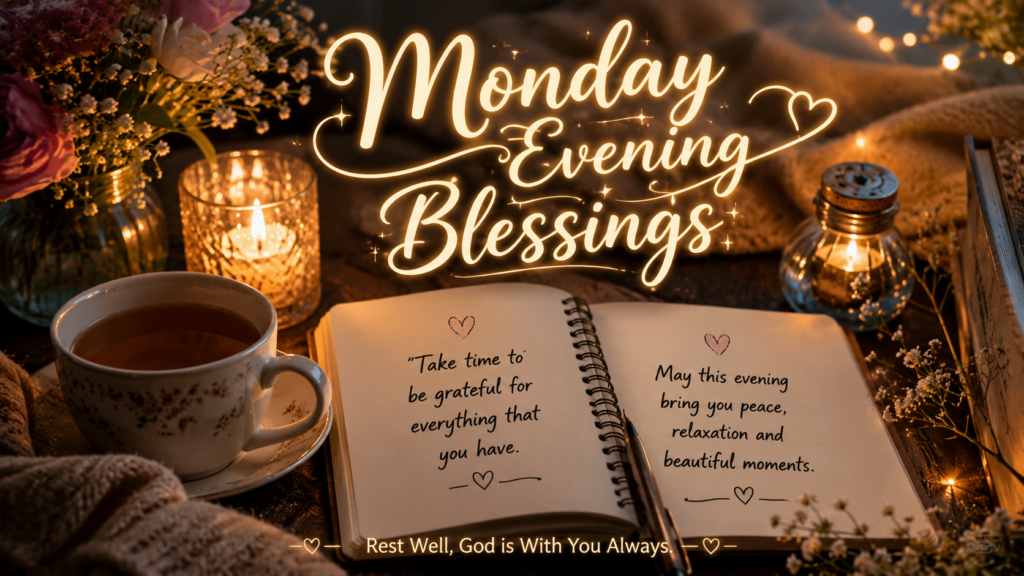 Short Monday Evening Blessings