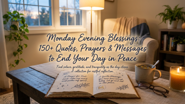 Monday Evening Blessings: 150+ Quotes, Prayers & Messages to End Your Day in Peace
