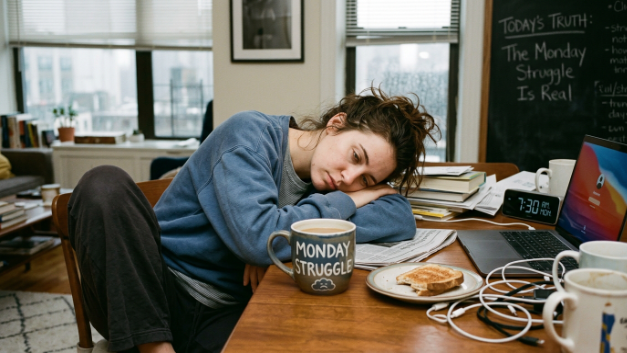 The Monday Struggle Is Real