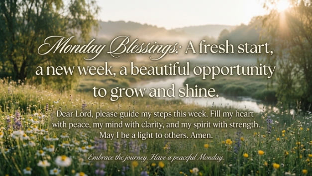 Positive Monday Prayers Quotes