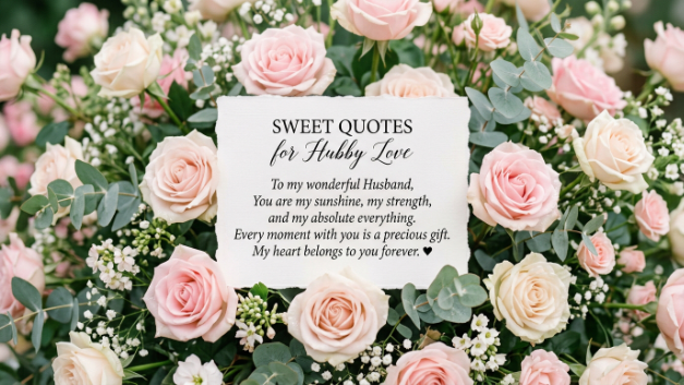 Sweet Quotes for Hubby Love