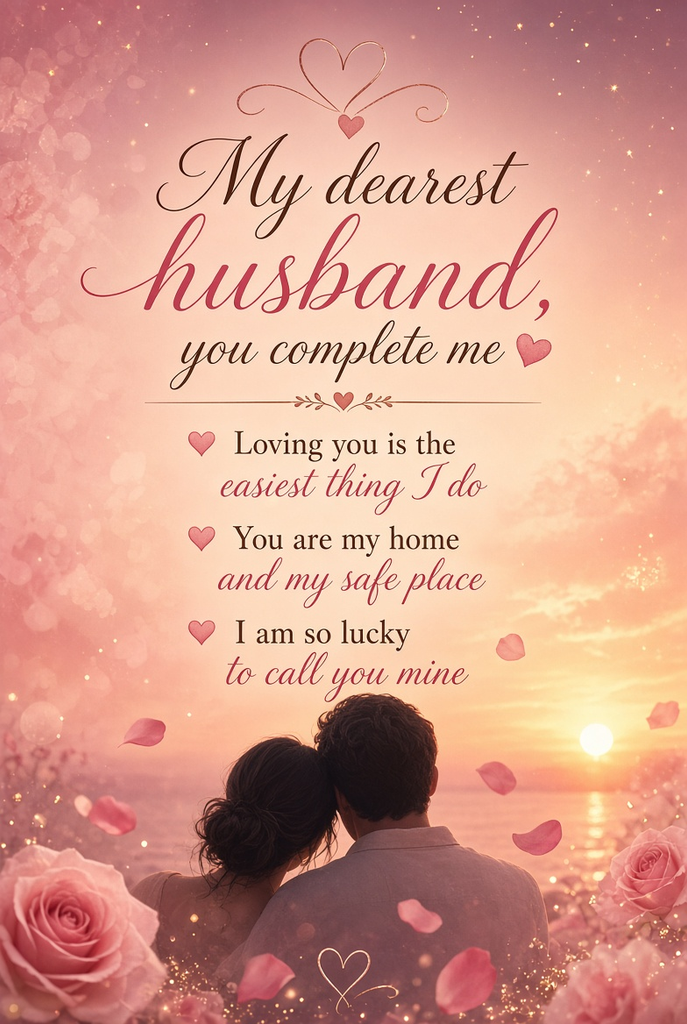 Love Quotes for Husband from Wife
