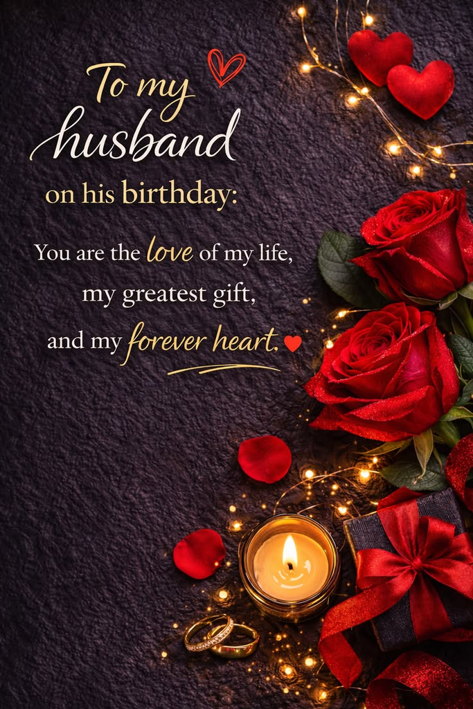 Birthday Love Quotes for Husband