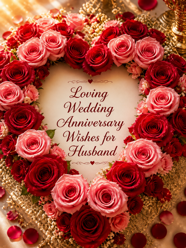 Loving Wedding Anniversary Wishes for Husband
