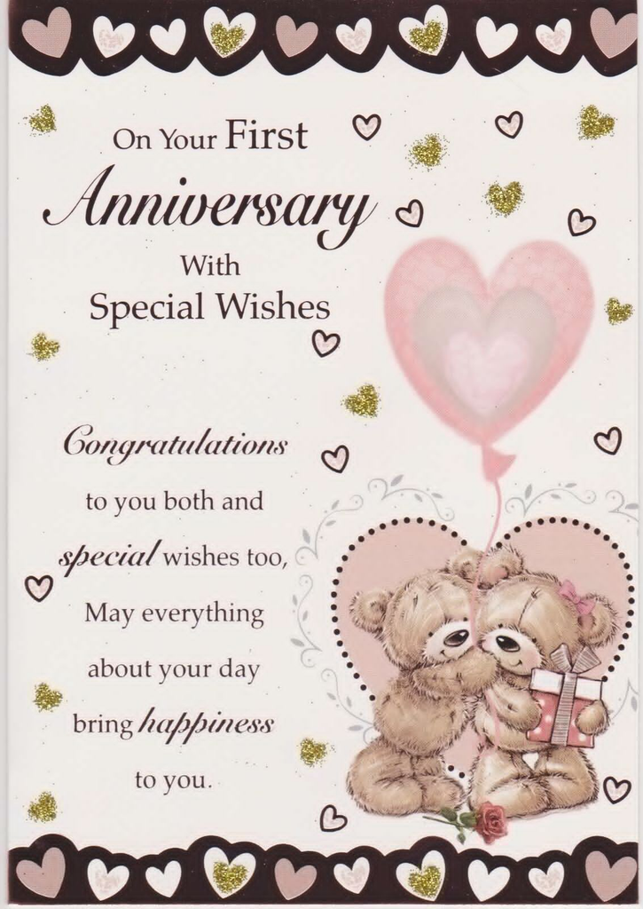 First Wedding Anniversary Wishes for Husband
