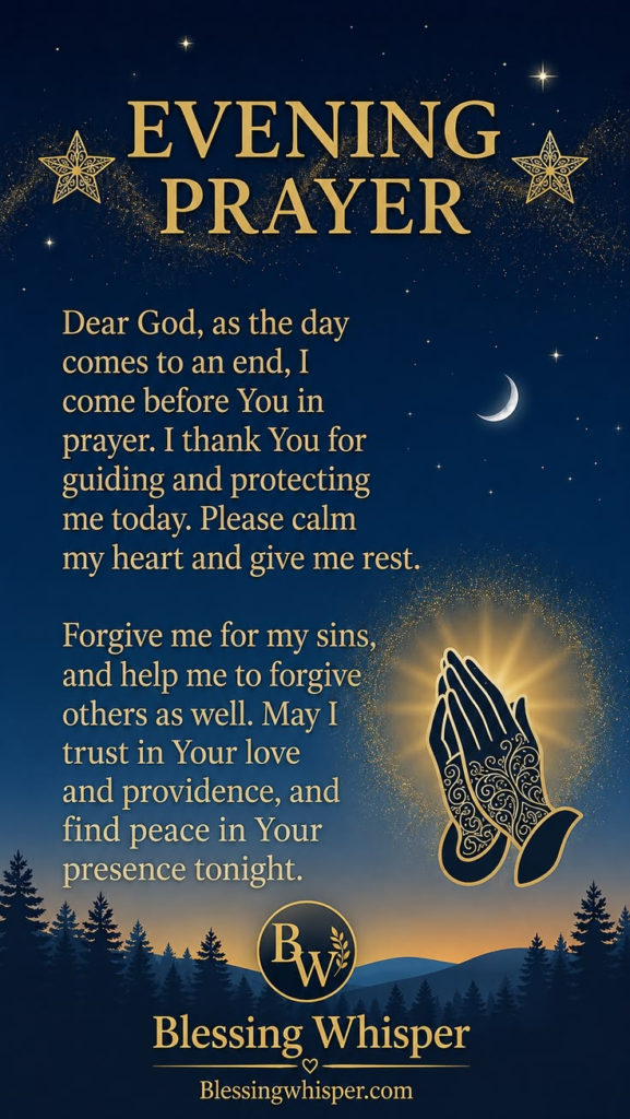 Daily Good Evening Prayer