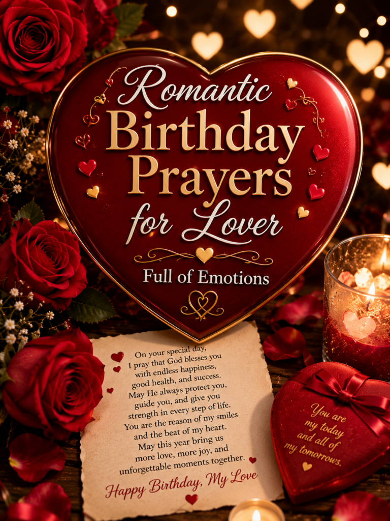 Romantic Birthday Prayers for Lover Full of Emotions