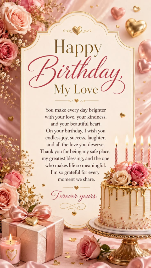 Birthday Prayers for My Lover. Hope and Trust