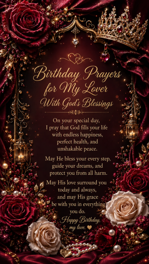 Birthday Prayers for My Lover With Gods Blessings