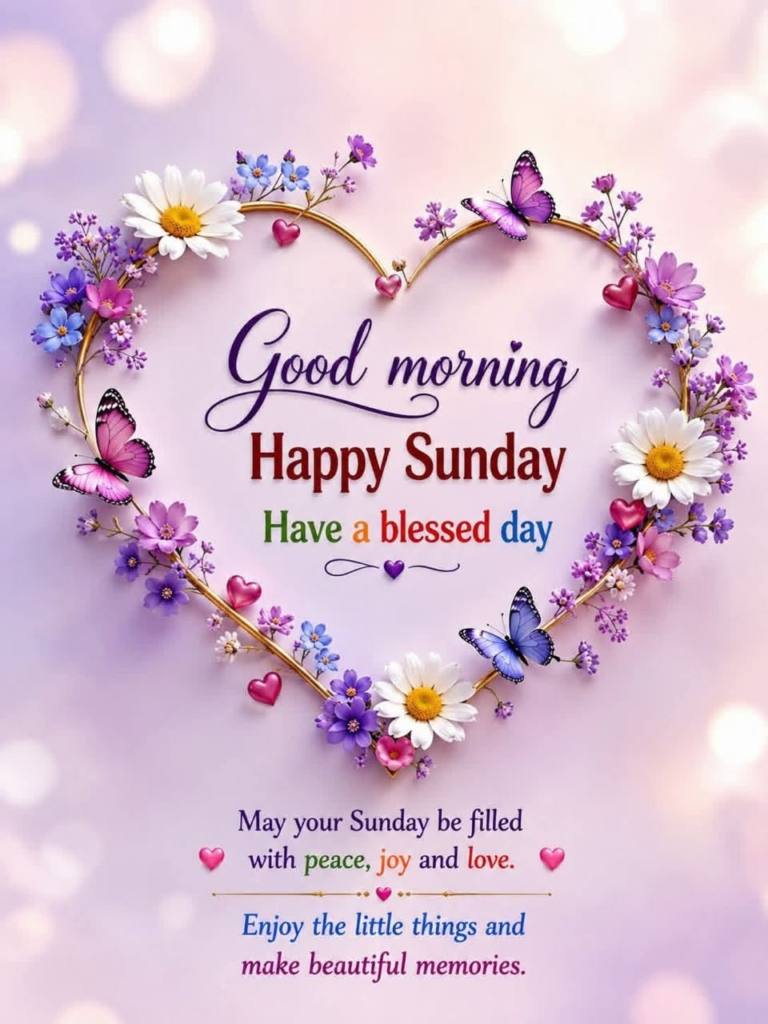 Happy Sunday Morning Blessings