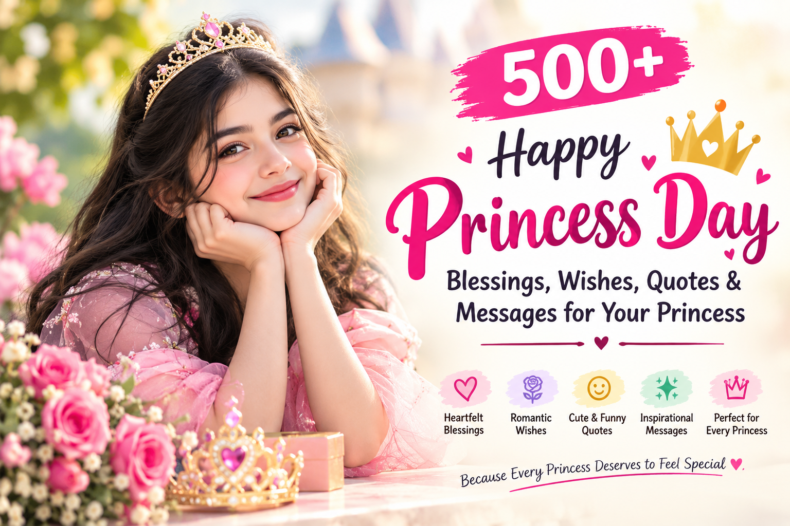 500+Happy Princess Day Blessings, Wishes, Quotes & Messages