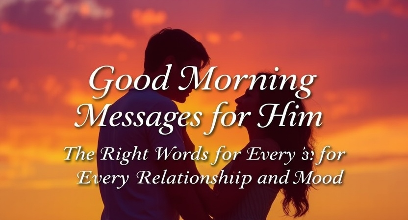 Good Morning Messages for Him: The Right Words for Every Relationship and Mood