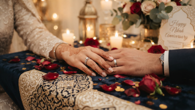 Romantic Nikah Anniversary Wishes for Wife
