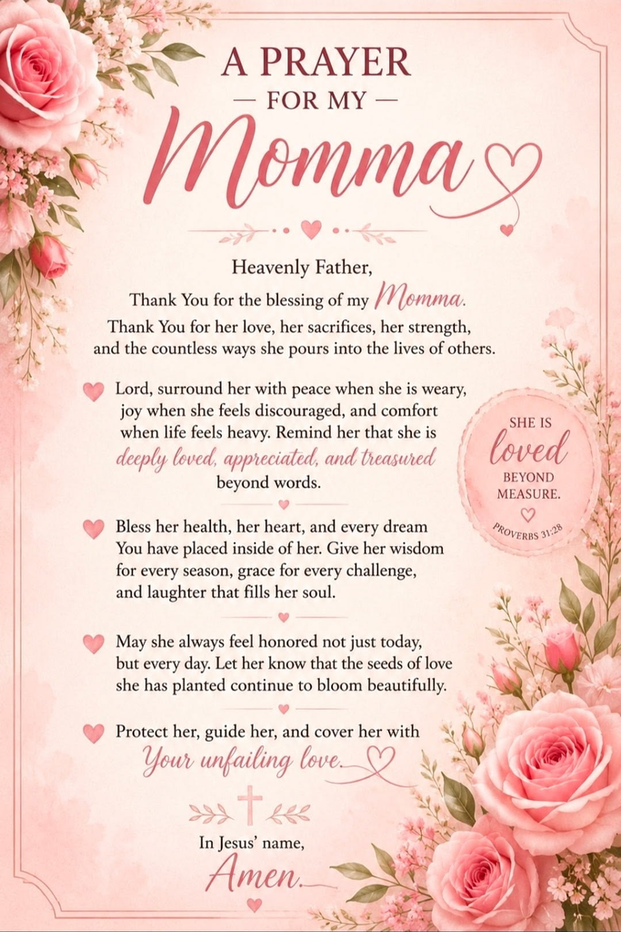 Birthday Prayer For Mother From Daughter