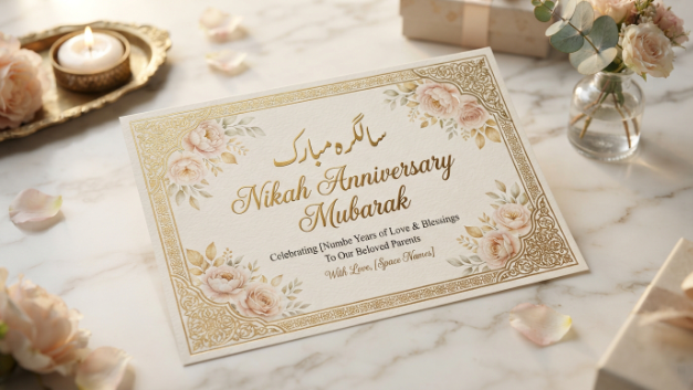 Nikah Anniversary Wishes for Parents