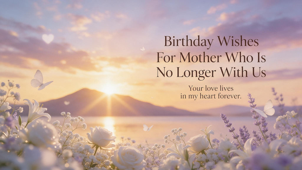 Birthday Wishes For Mother Who Is No Longer With Us
