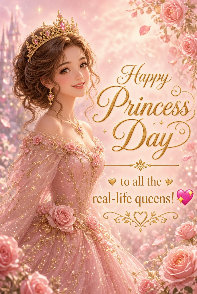 Short & Catchy Happy Princess Day Captions for Instagram, Facebook & WhatsApp