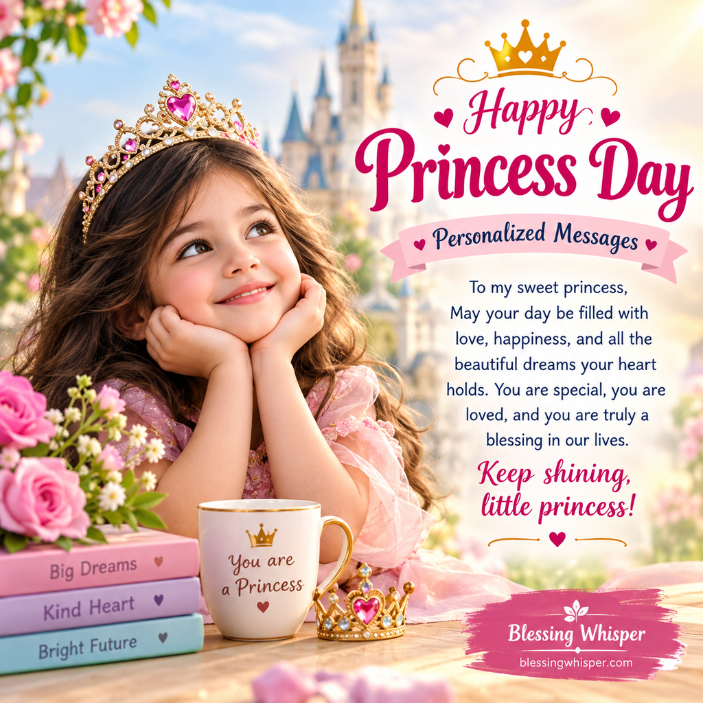 Personalized Happy Princess Day Messages