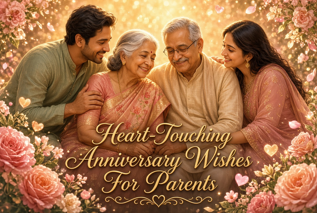 Heart-Touching Anniversary Wishes For Parents