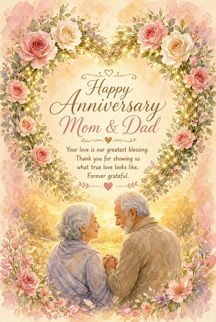 Heartfelt Anniversary Messages for Mom and Dad