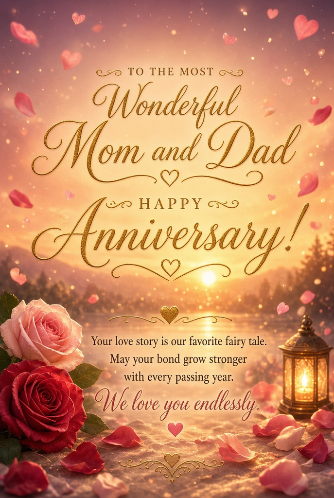 Unique Anniversary Wishes For Parents