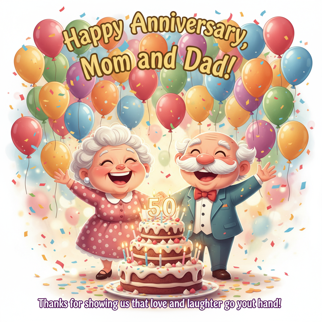 Funny Anniversary Wishes For Parents