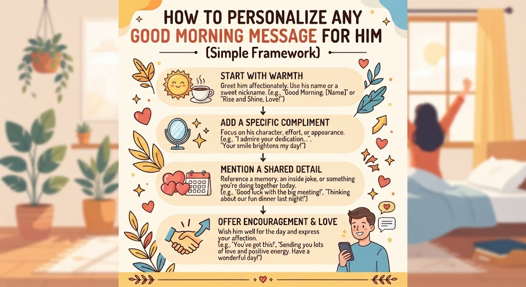 How to Personalize Any Good Morning Message for Him (Simple Framework)
