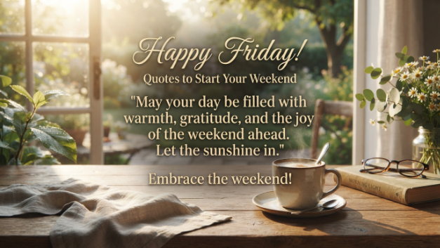 Happy Friday Quotes to Start Your Weekend
