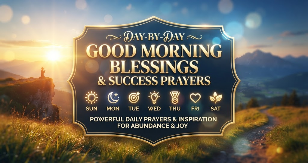 Day-by-Day Good Morning Blessings & Success Prayers
