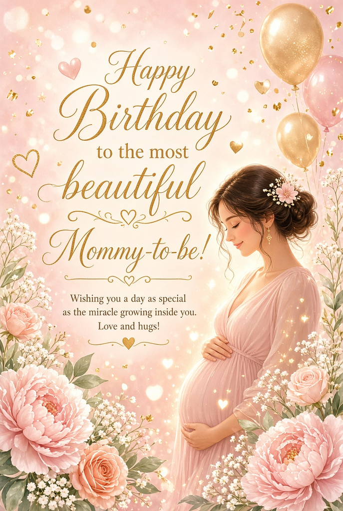 Birthday Wishes for Pregnant Friend