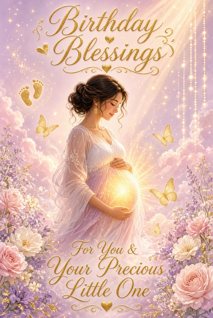 Birthday Blessings for a Pregnant Friend Expecting a Baby