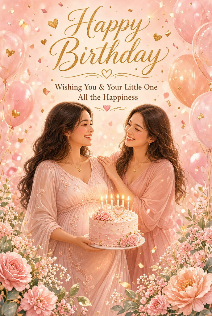 Happy Birthday Wishes for Pregnant Friend