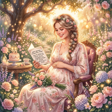 Touching Birthday Wishes for Pregnant Friend
