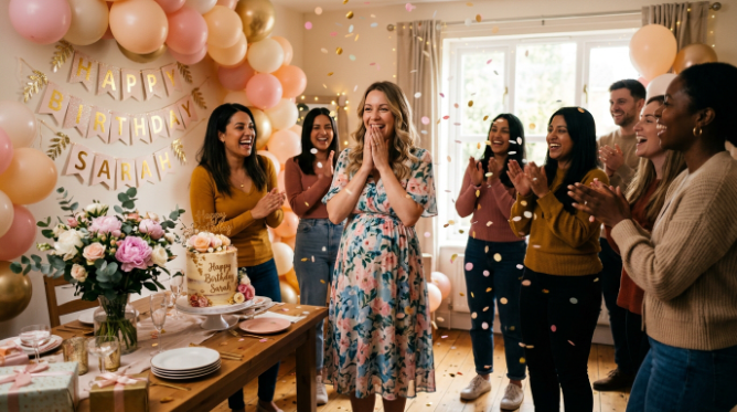 Birthday Wishes for Pregnant Friend for a Surprise Party