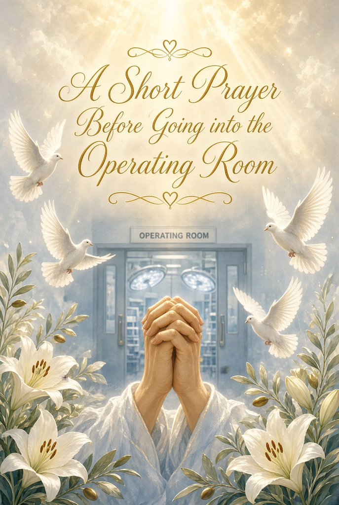 A Short Prayer Before Going into the Operating Room