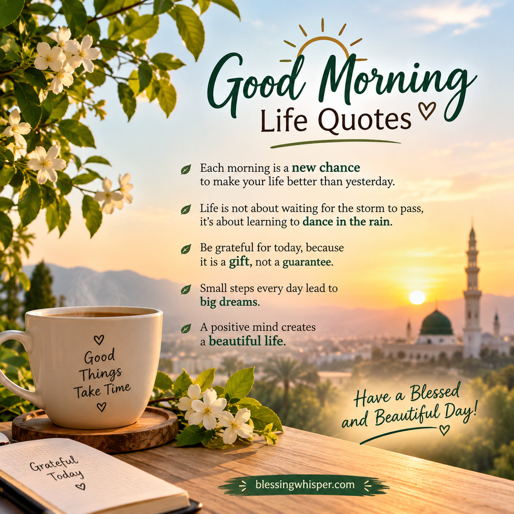 Beautiful Good Morning Life Quotes