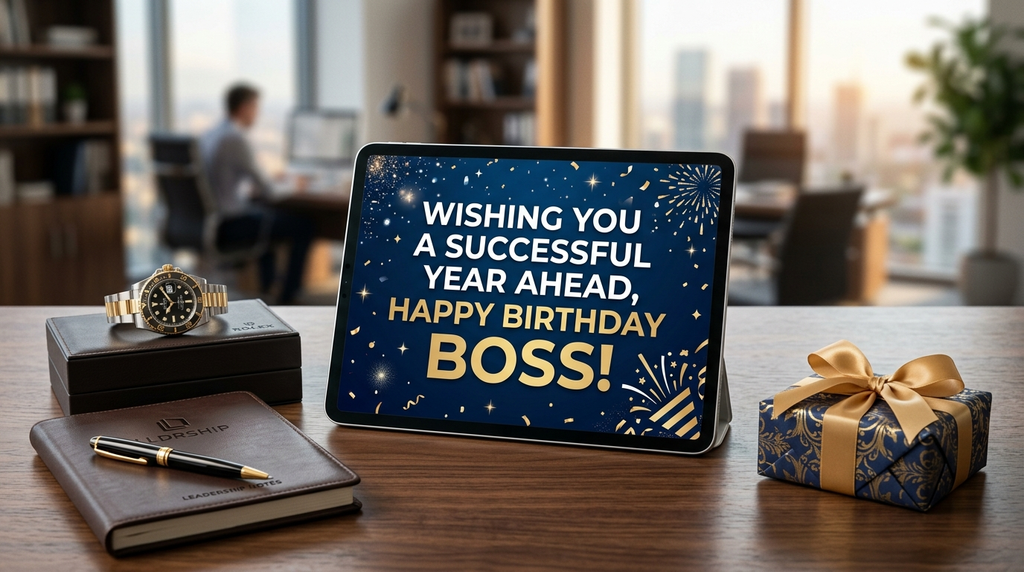Birthday Wishes for Boss in English