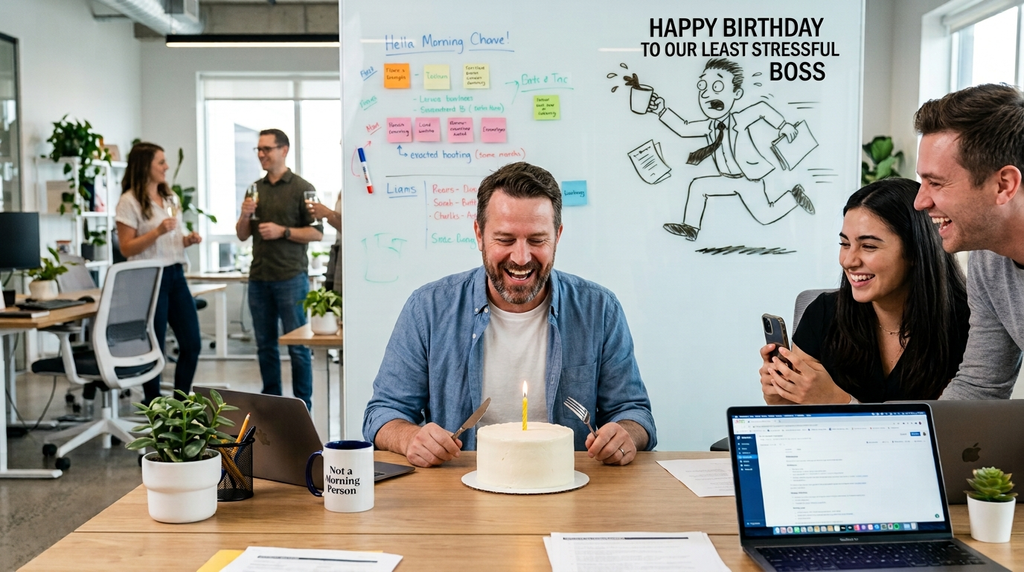 Witty and Sarcastic Birthday Wishes for Boss