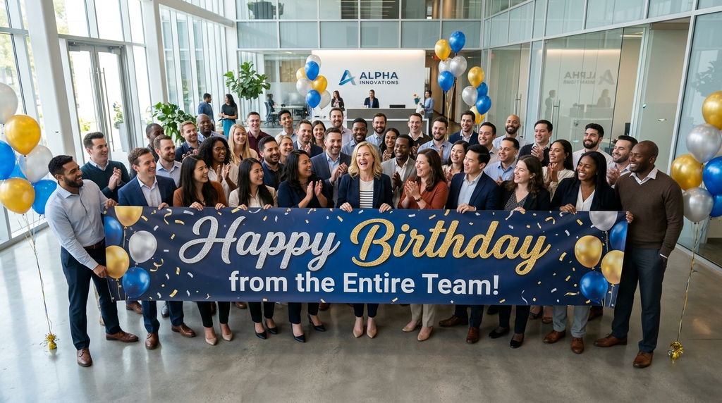 Birthday Wishes for Boss from the Entire Team